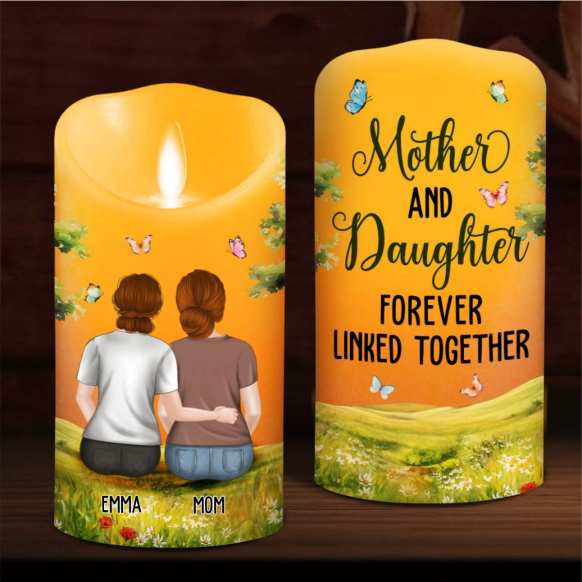 Link Forever - Personalized LED Candle