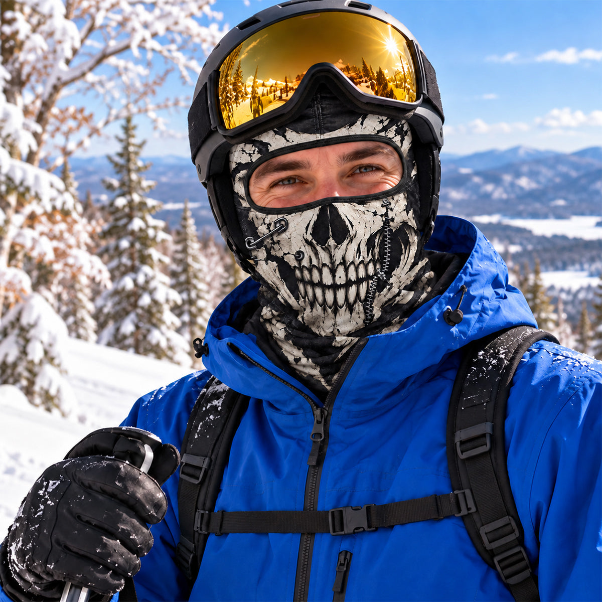 Custom Funny 3D Face Balaclava, Gag Gift For Ski Lovers & Friends • Funny Weirdos Hit The Snow - Personalized Ski Mask