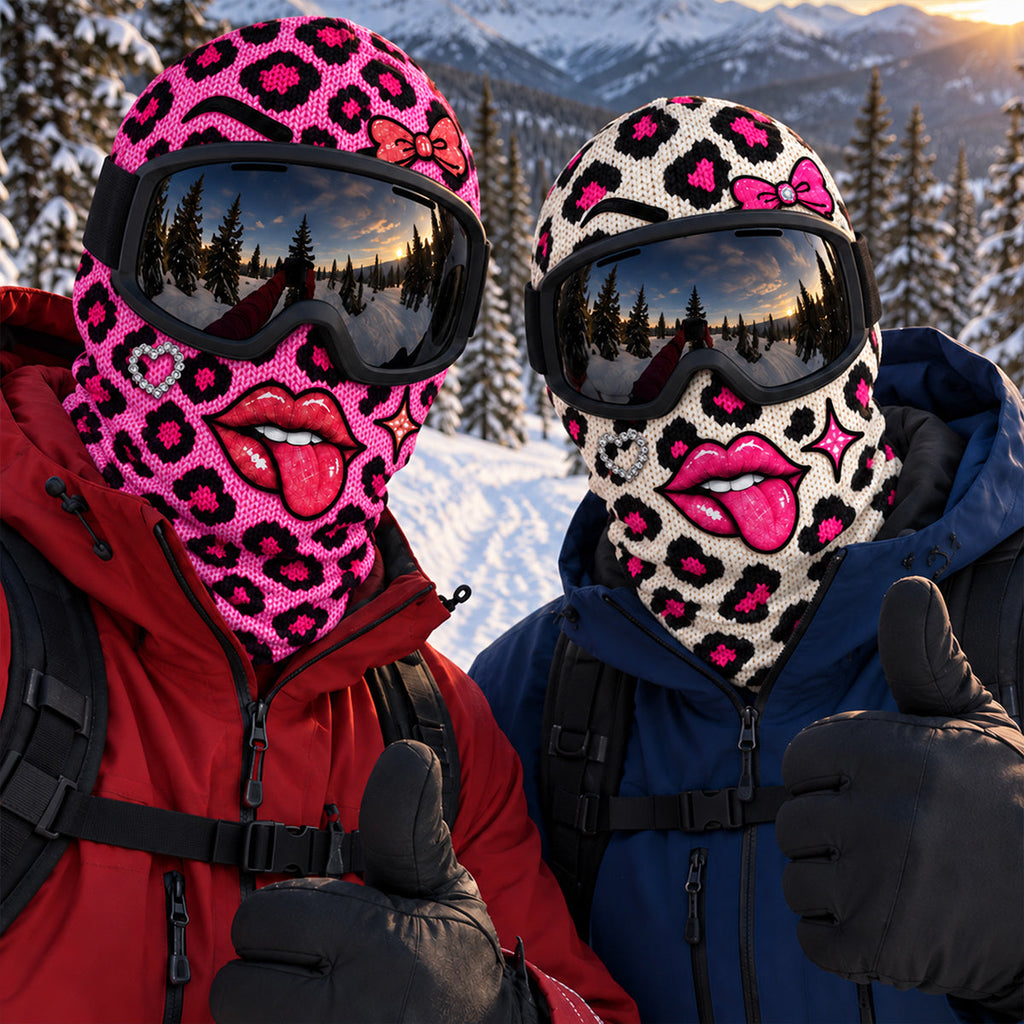 Leopard Diva - Personalized Ski Mask