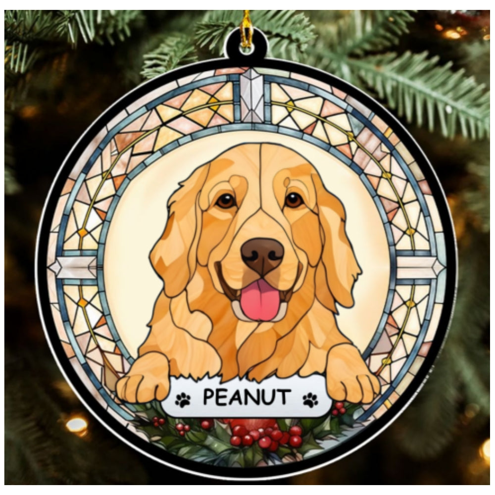 Custom Keepsake Christmas Ornament •  Cheerful Christmas - Personalized Acrylic Ornament