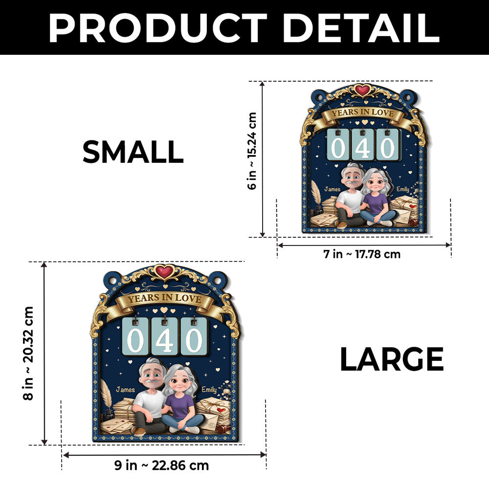 Forever In Love - Personalized Tracker Sign