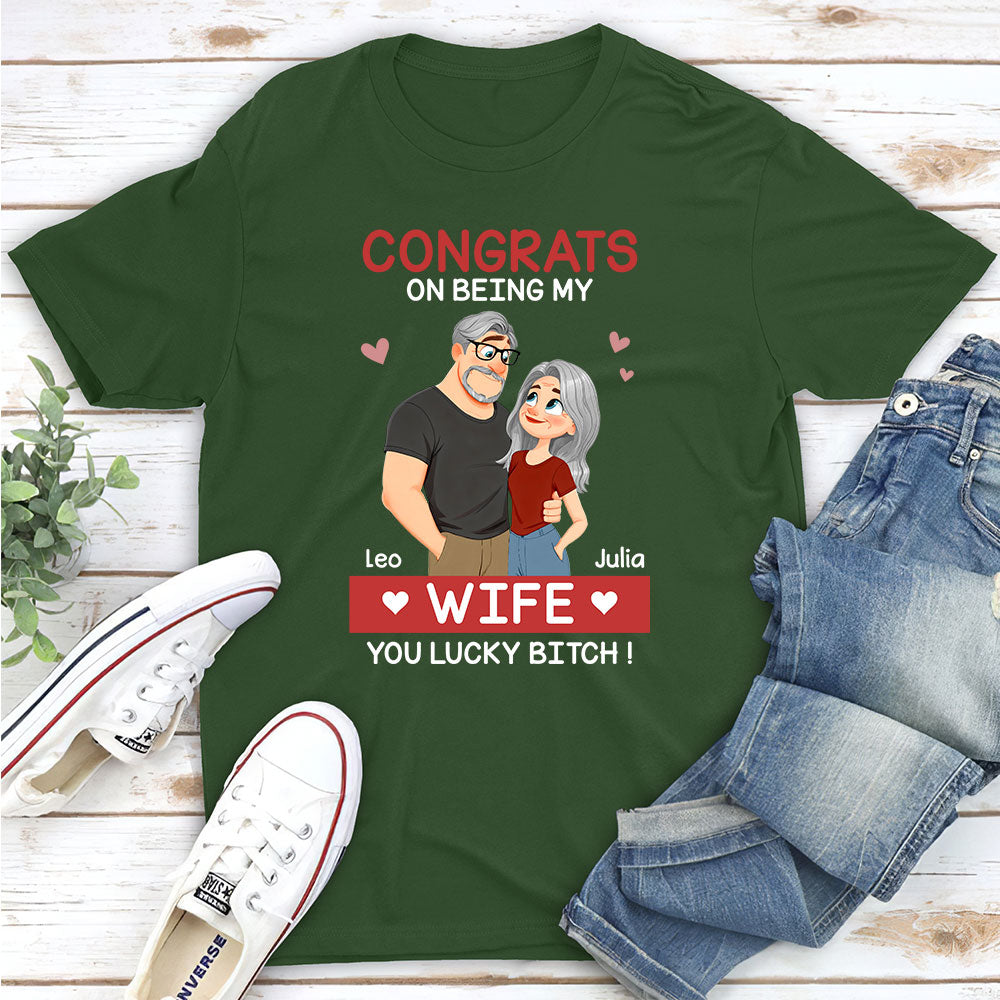 Custom Christmas Anniversary Keepsake Gifts For Wife • Together Through Forever - Personalized Shirt