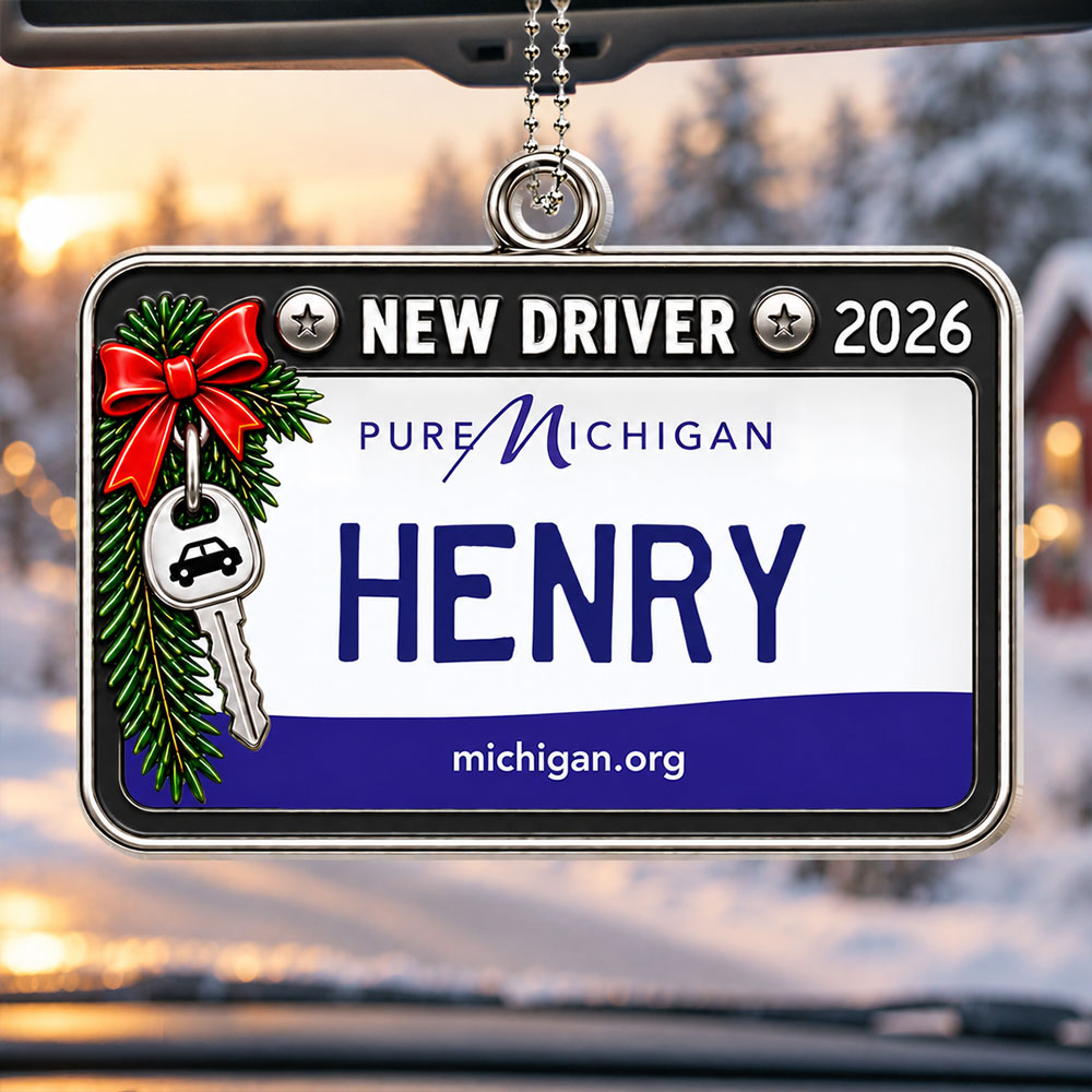 New Driver This Year - Personalized Car Ornament