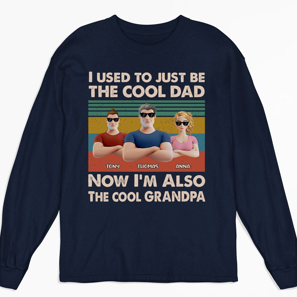 Custom Father's Day, Special Gift for Dad & Grandpa • From Dad To Grandpa With Love - Personalized Shirt