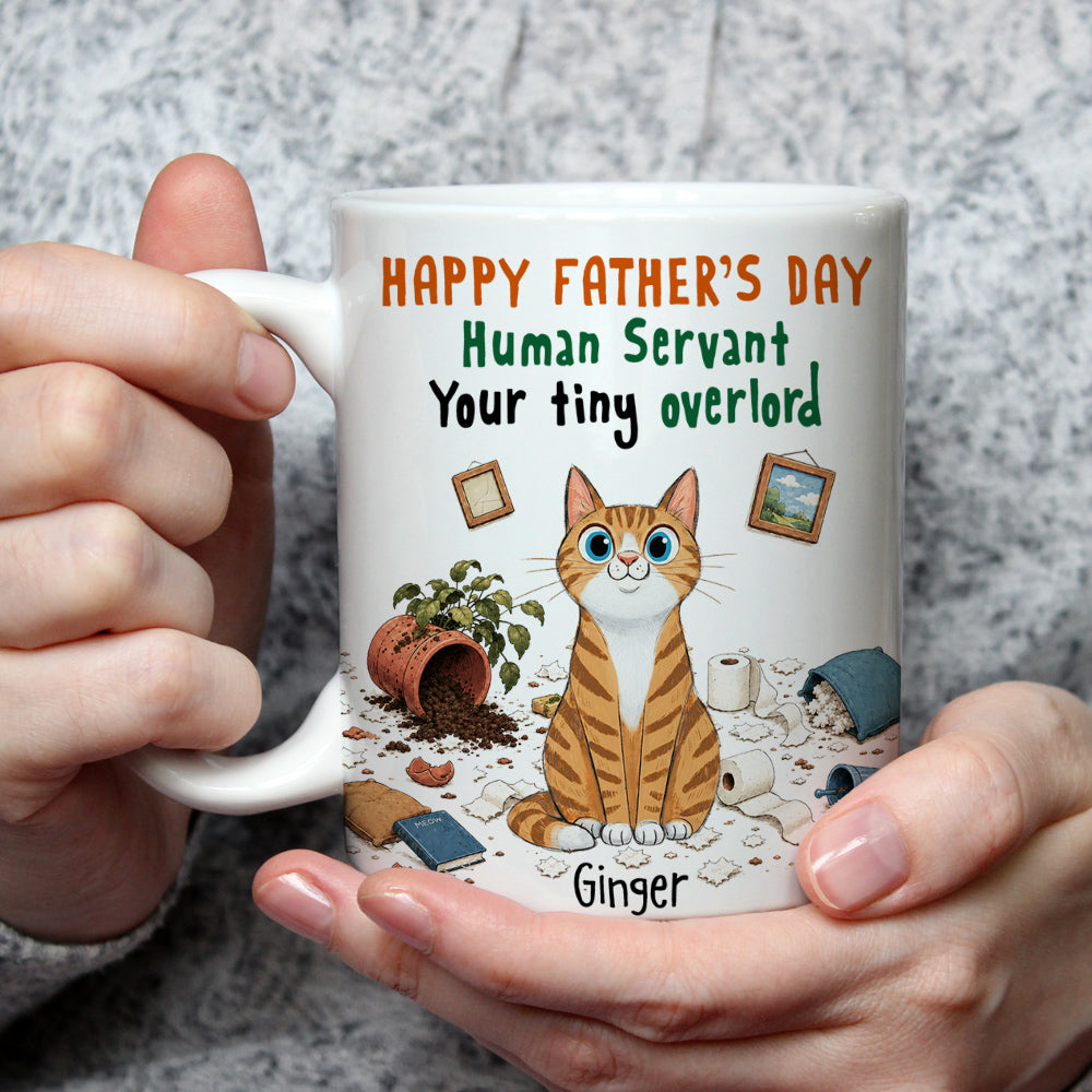Custom Christmas & Birthday Keepsake Gift • The Tiny Overlords - Personalized Coffee Mug