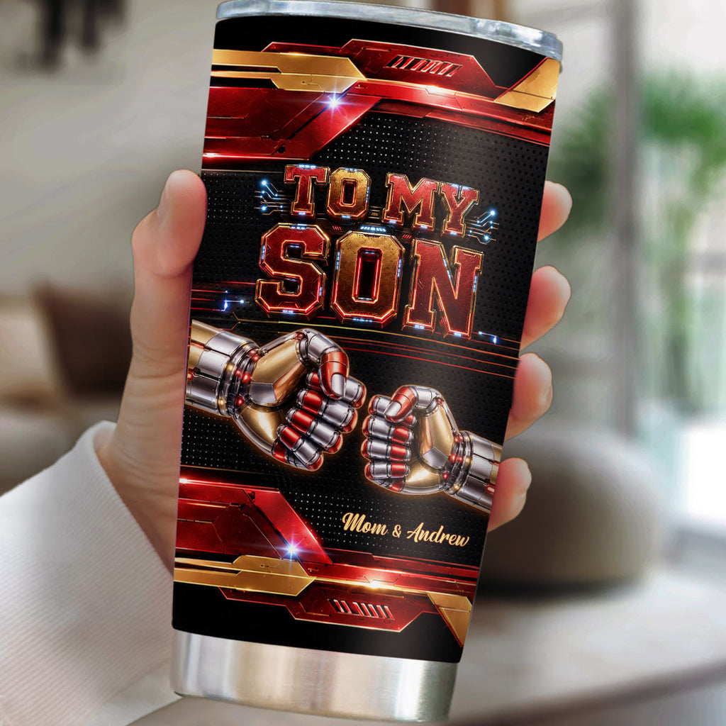 Custom Christmas Birthday Gifts For Children • Through Every Challenge In Life - Personalized 3D Effect Tumbler