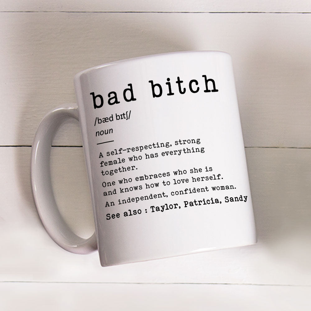 Custom Best Friend, Christmas & Birthday Friendship Keepsake Gift • Confident Queen - Personalized Coffee Mug