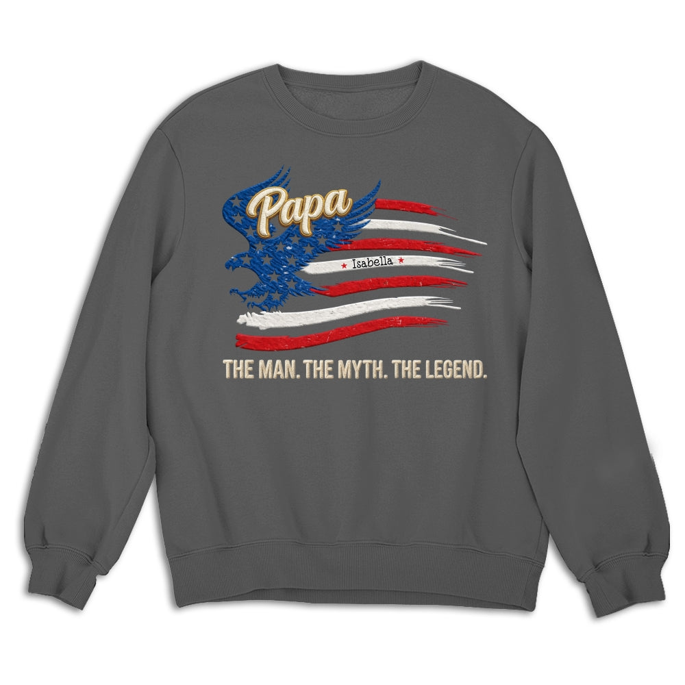 Custom Father's Day, Special Gift for Dad & Grandpa • Papa Super Legend - Personalized Shirt