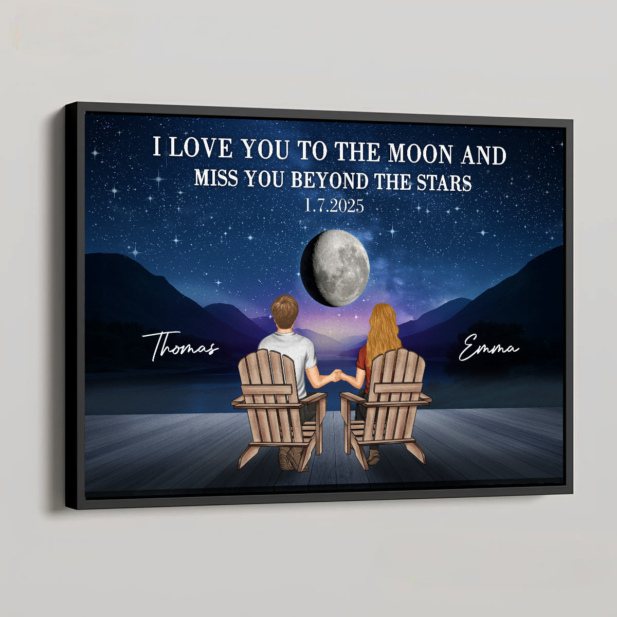 Love Endless As The Stars - Personalized Poster