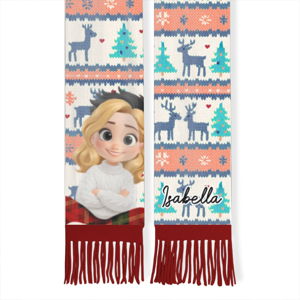 Human Cartoon - Personalized Scarf