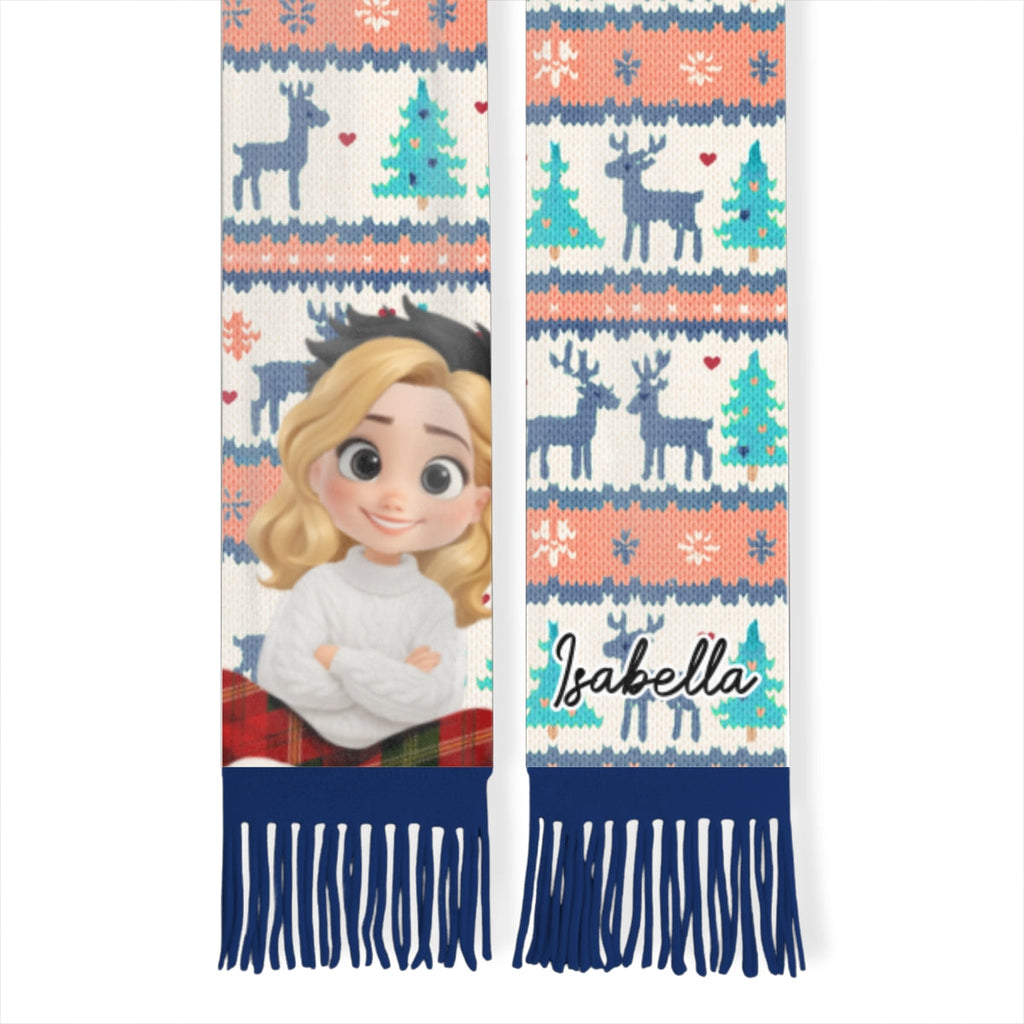 Human Cartoon - Personalized Scarf