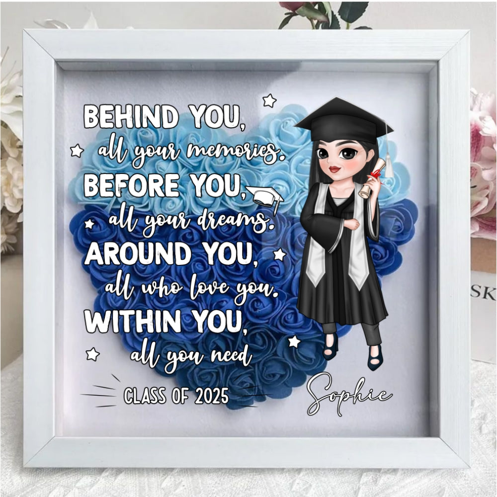 All Your Memories - Personalized Flower Shadow Box