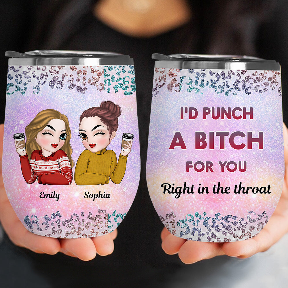 Custom Christmas Birthday Gifts For Best Friend • You Keep Me Sane - Personalized Wine Tumbler