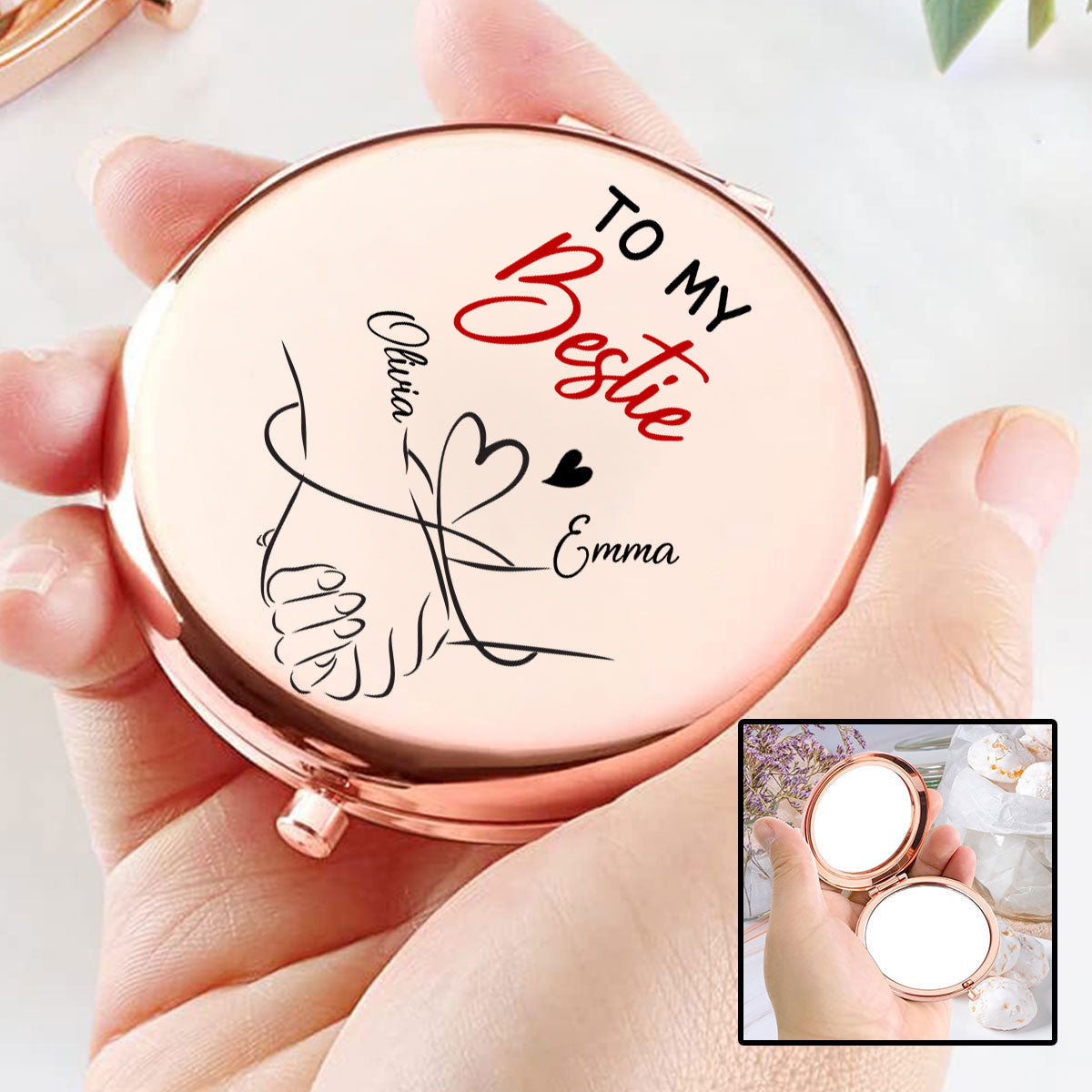 How Special You Are To Me Bestie Sister - Personalized Compact Mirror