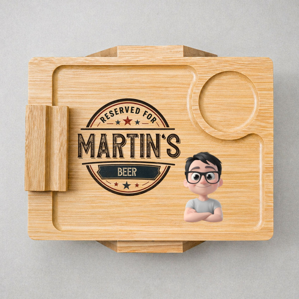 Reserved Especially For You - Personalized Wooden Couch Arm Table