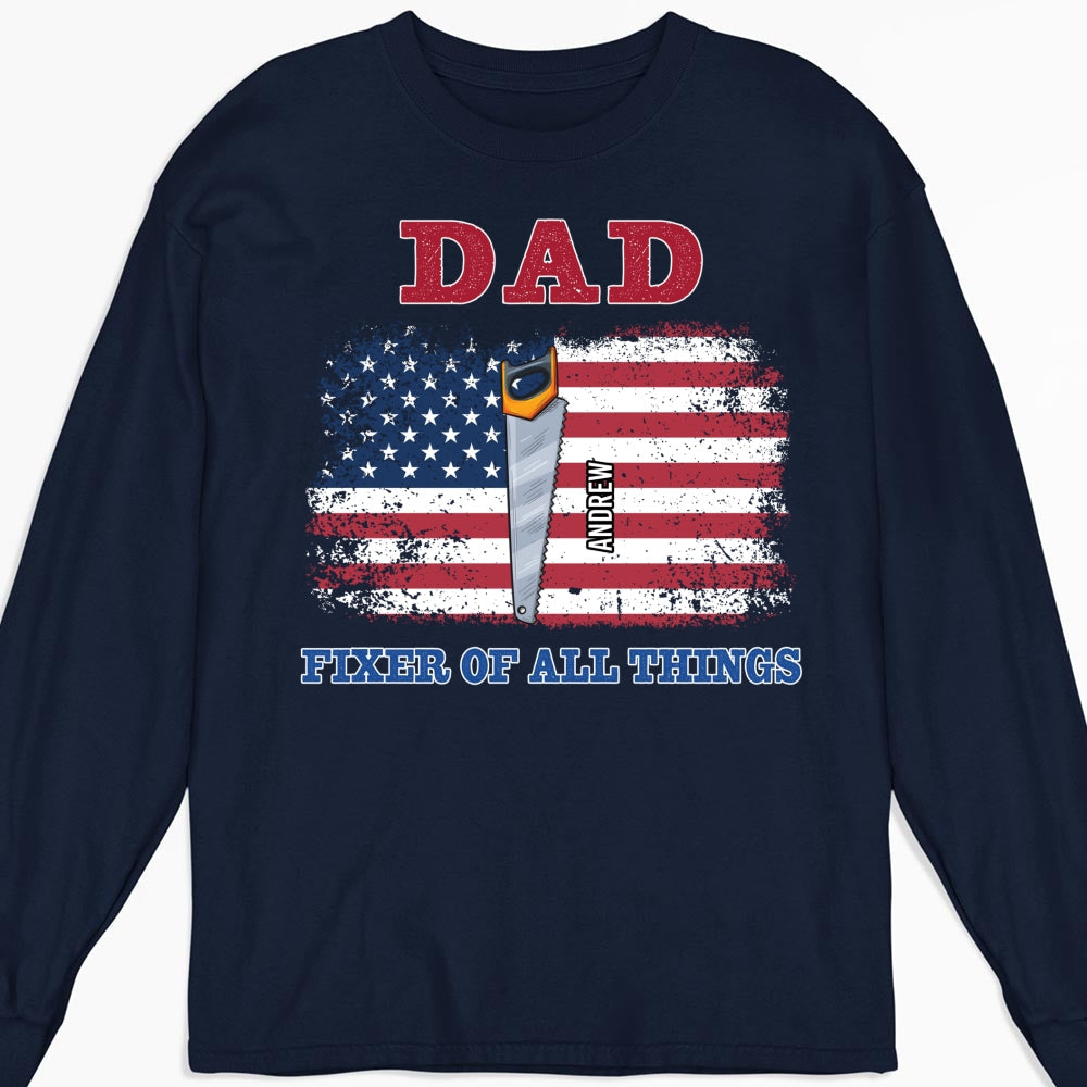 Custom Father's Day, Special Gift for Dad & Grandpa • Handy Dad Hero At Home - Personalized Shirt