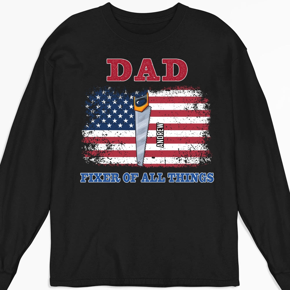 Custom Father's Day, Special Gift for Dad & Grandpa • Handy Dad Hero At Home - Personalized Shirt
