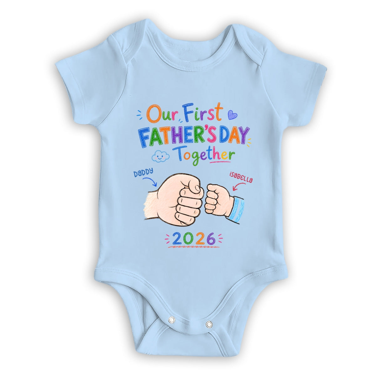 Our First Year - Personalized Baby Onesie