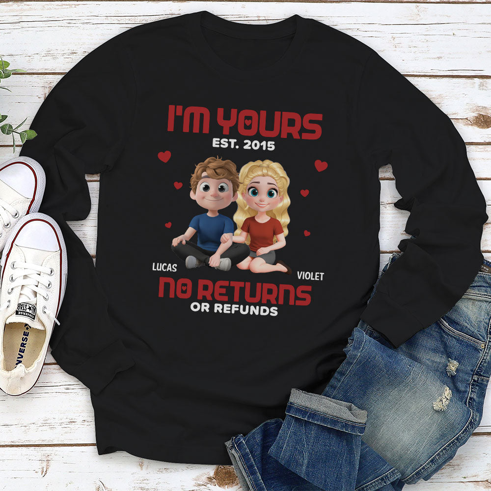 Custom Christmas Anniversary Keepsake Gifts For Wife • I Am Yours EST - Personalized Shirt