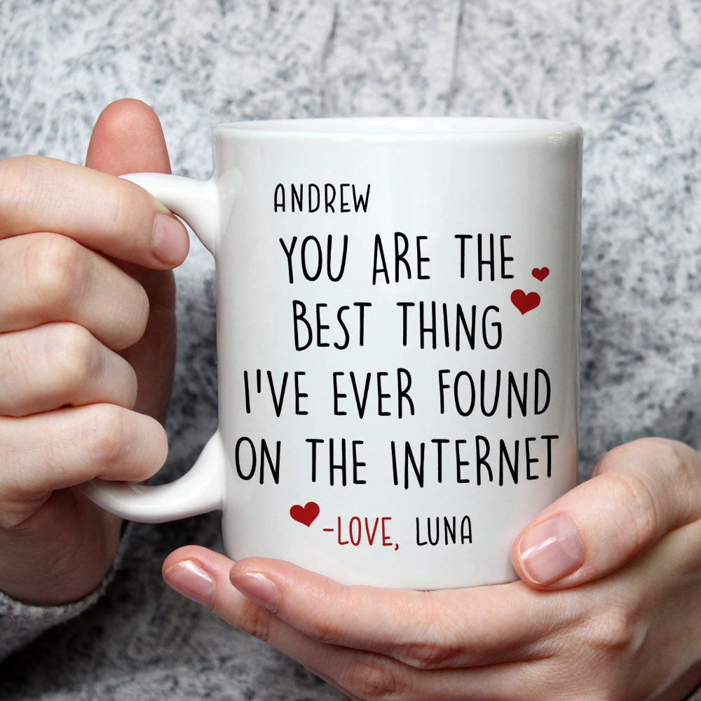 Custom Anniversary Keepsake Gifts For Couple • Best Click I Ever Made - Personalized Coffee Mug