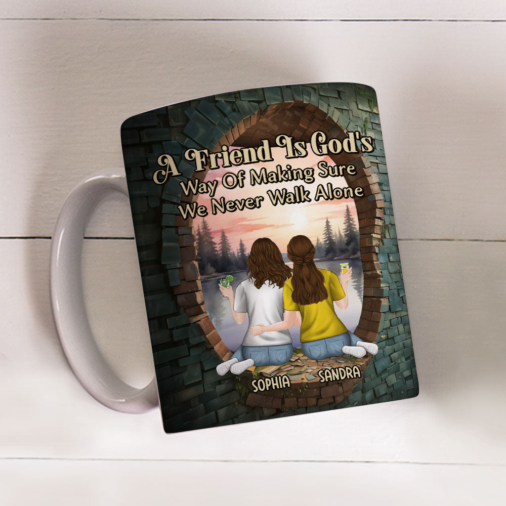 Custom Best Friend, Christmas & Birthday Friendship Keepsake Gift • Friendship On Another Level - Personalized Coffee Mug