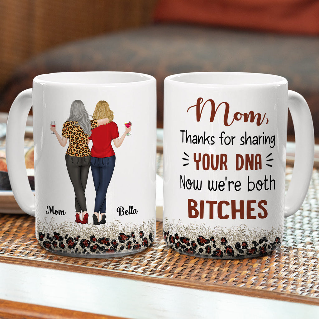 Custom Christmas & Birthday Gift for Mom • Your DNA - Personalized Coffee Mug