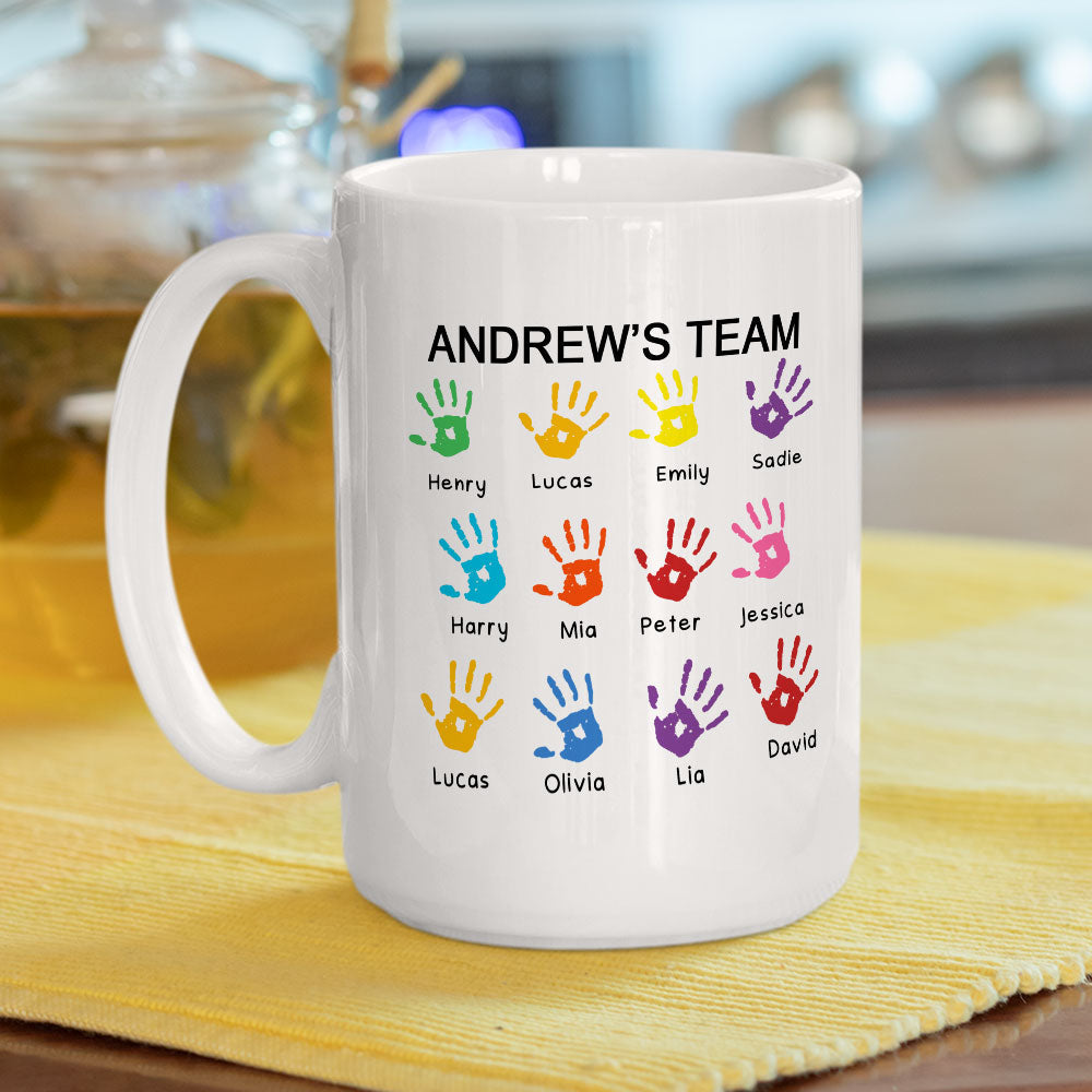 Custom Coworker, Christmas & Birthday Team Appreciation Gift • Team Spirit - Personalized Coffee Mug