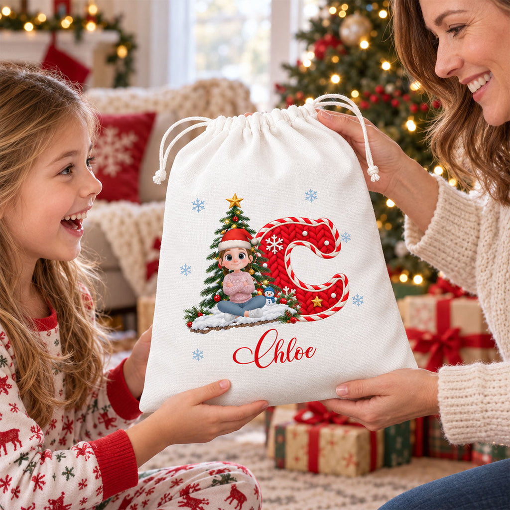 Christmas Surprise Bag - Personalized Favor Bag