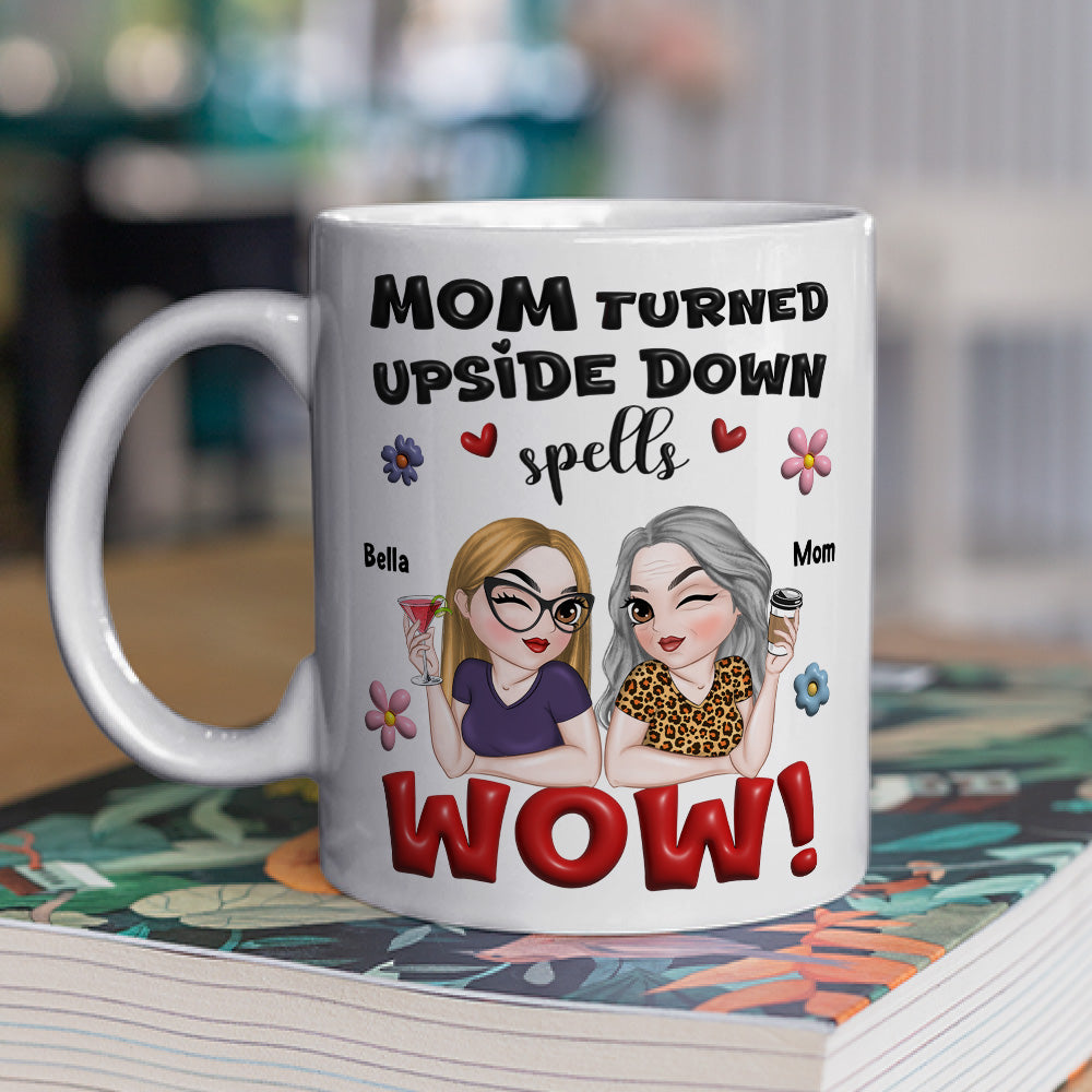Custom Mother's Day Gift for Mom & Grandma • Mom You Are Truly Wow - Personalized 3D Inflated Effect Mug