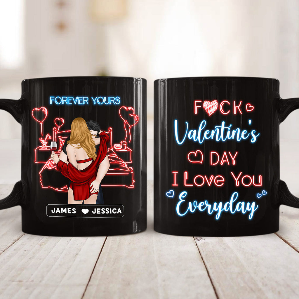 Custom Anniversary Keepsake Gifts For Couple • Love You Everyday - Personalized Coffee Mug