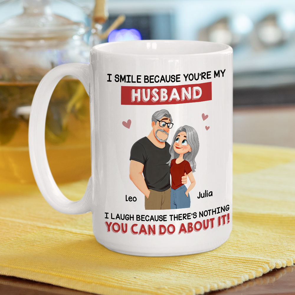 Custom Anniversary Keepsake Gifts For Couple • My Husband - Personalized Coffee Mug