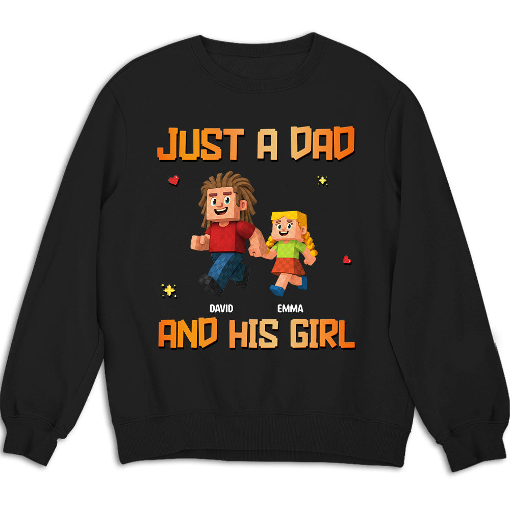Custom Christmas Anniversary Keepsake Gifts For Husband • Just A Dad - Personalized Shirt