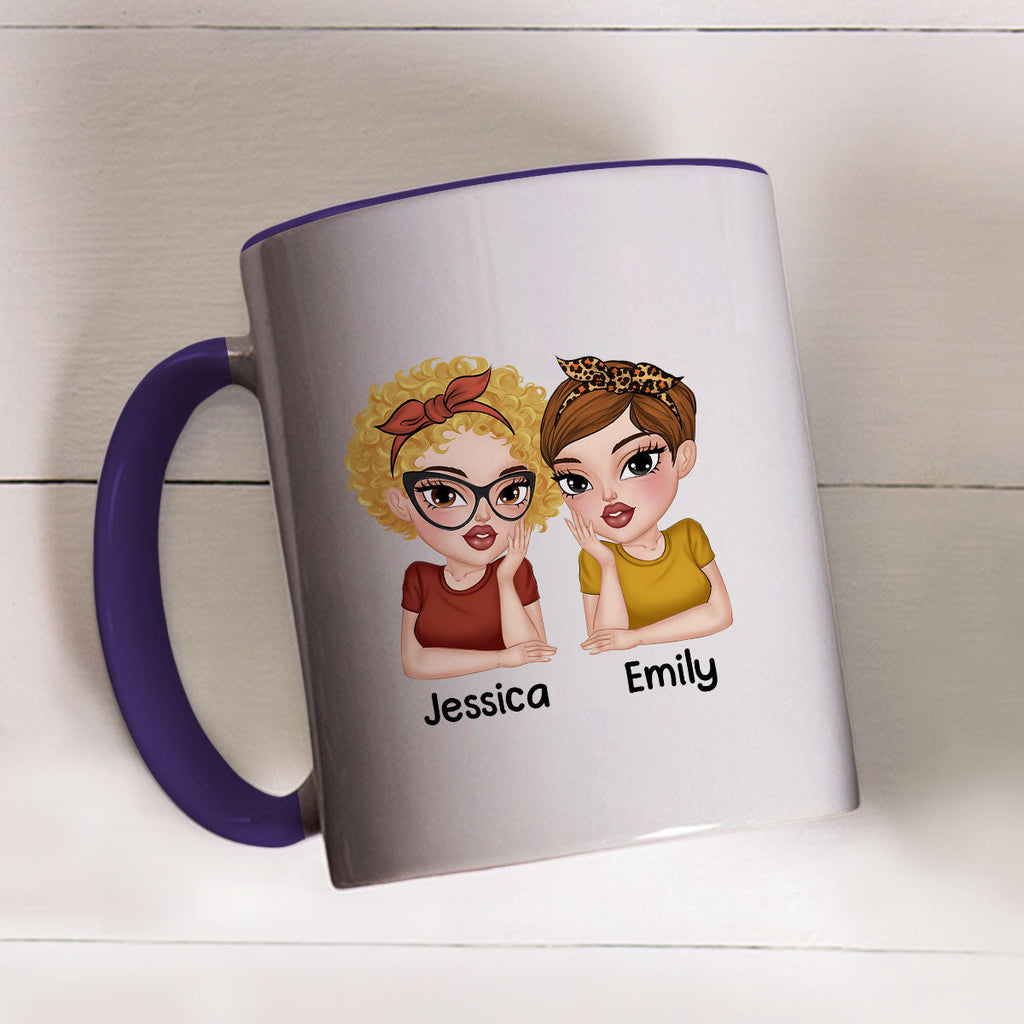 Custom Best Friend, Christmas & Birthday Friendship Keepsake Gift • Punch A Bitch - Personalized Accent Mug