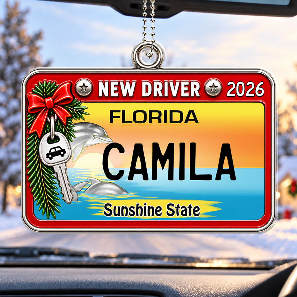 New Driver This Year - Personalized Car Ornament