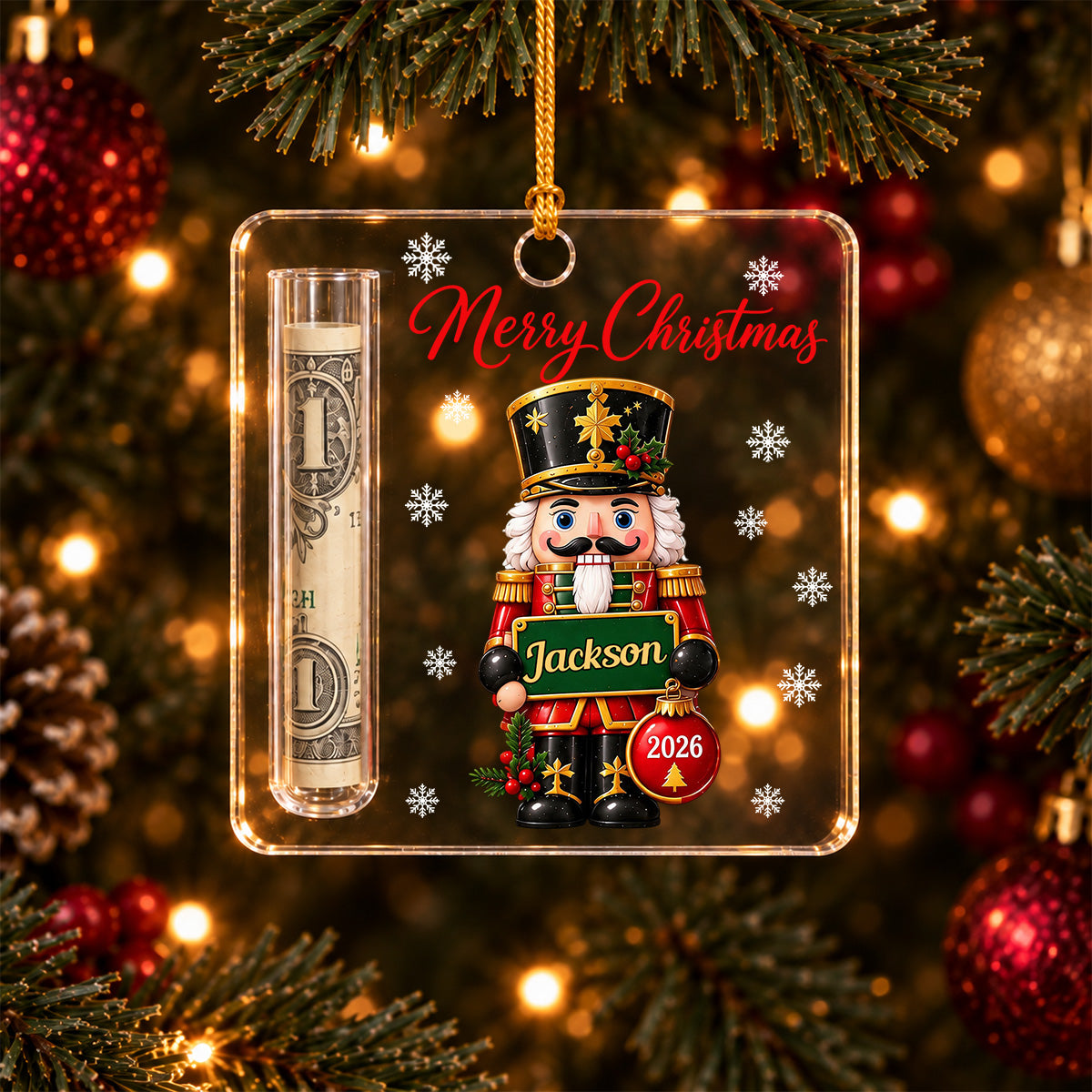 Money Lucky - Personalized Cash Gift Ornament