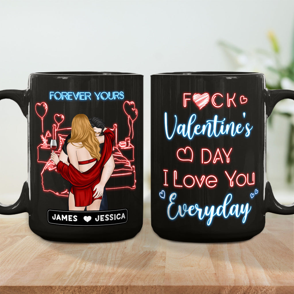 Custom Anniversary Keepsake Gifts For Couple • Love You Everyday - Personalized Coffee Mug