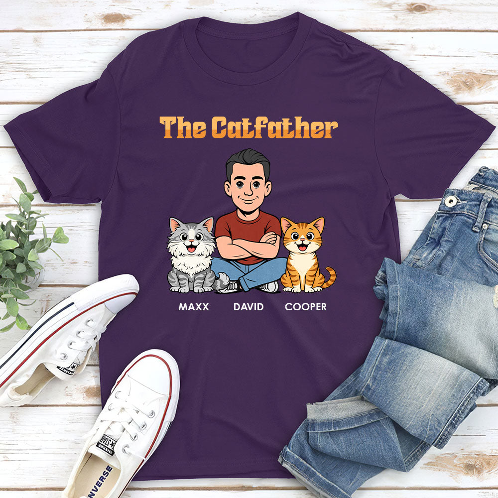 Custom Christmas & Birthday Keepsake Gift • The Catfather Retro - Personalized Shirt - Sweatshirt