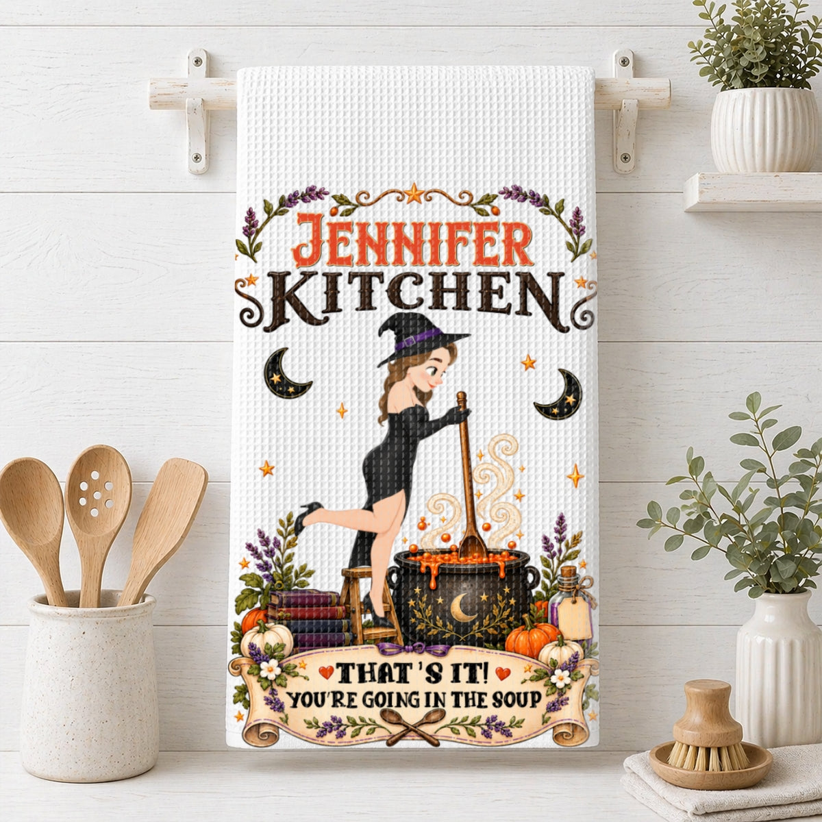 Wickedly Delicious - Personalized Kitchen Towel