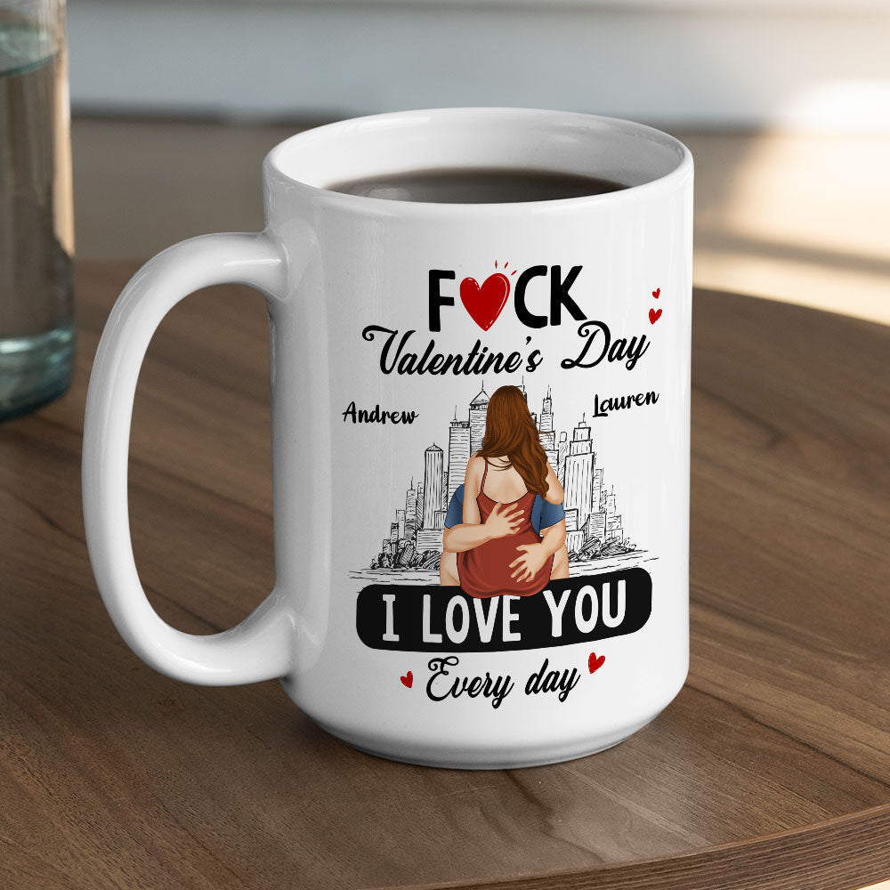 Custom Anniversary Keepsake Gifts For Couple • Every Day Is Our Valentine - Personalized Coffee Mug