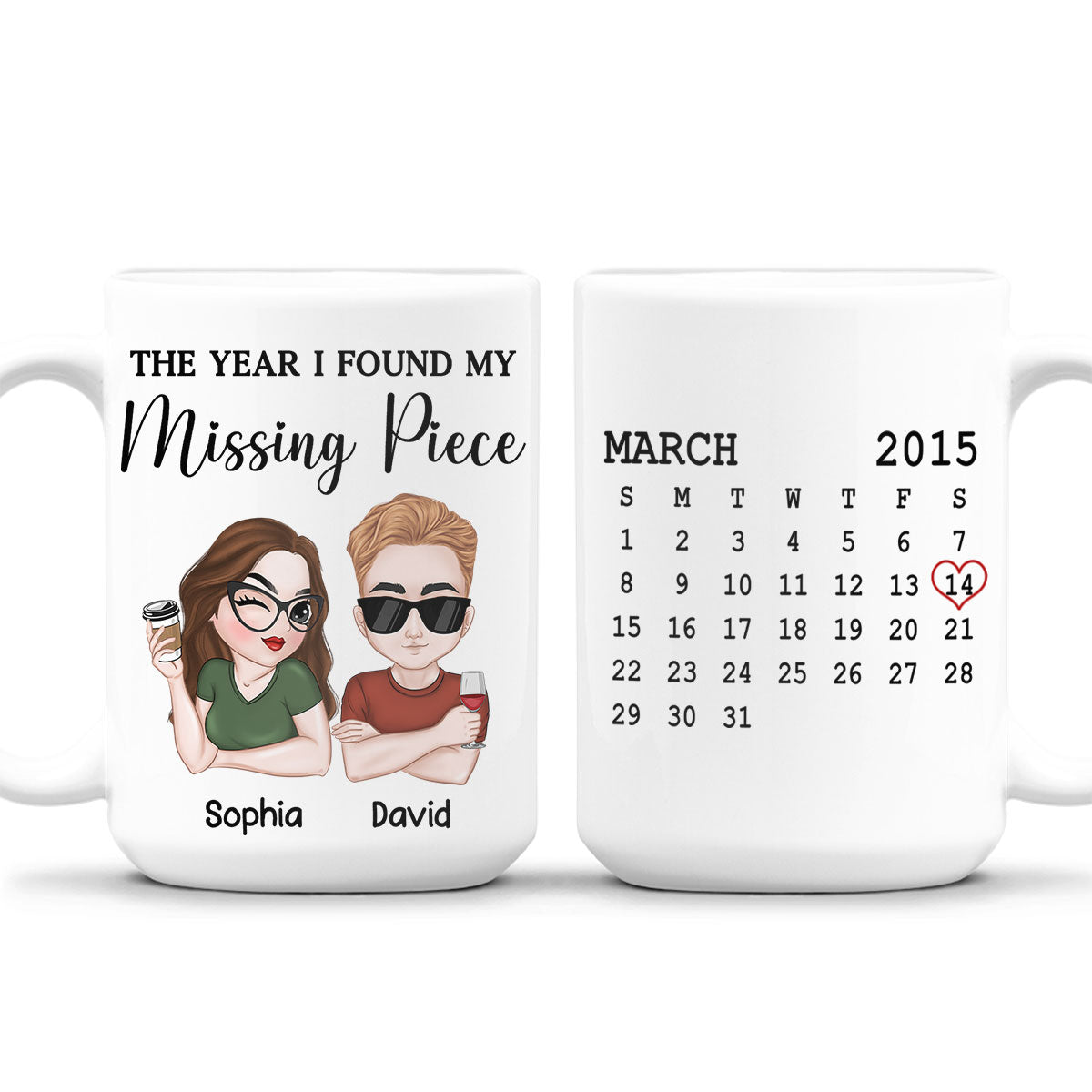 Custom Anniversary Keepsake Gifts For Couple • My Piece - Personalized Coffee Mug