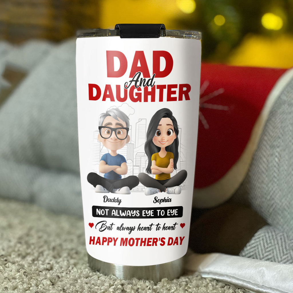 Custom Mother's Day Birthday Gifts For Daughter • Different Minds One Loving Bond - Personalized Tumbler