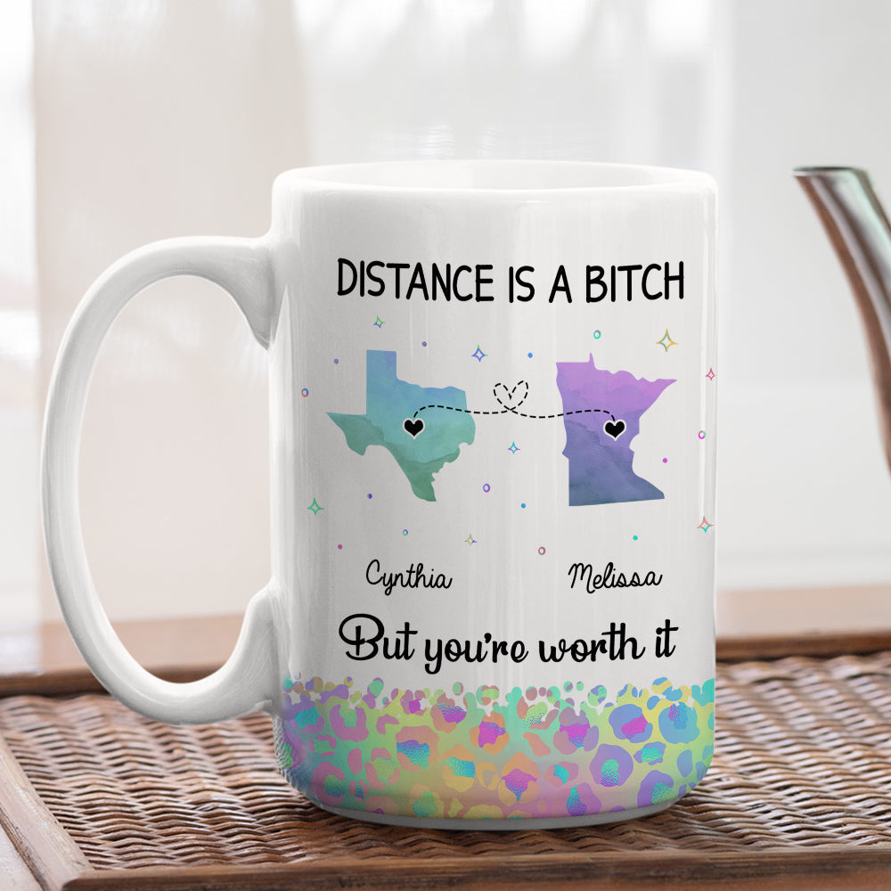 Custom Best Friend, Christmas & Birthday Friendship Keepsake Gift • You Are Worth It - Personalized Coffee Mug