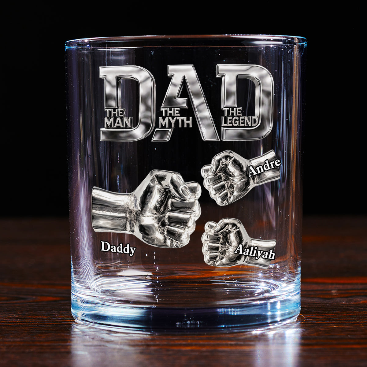 The Legend - Personalized Whiskey Glass