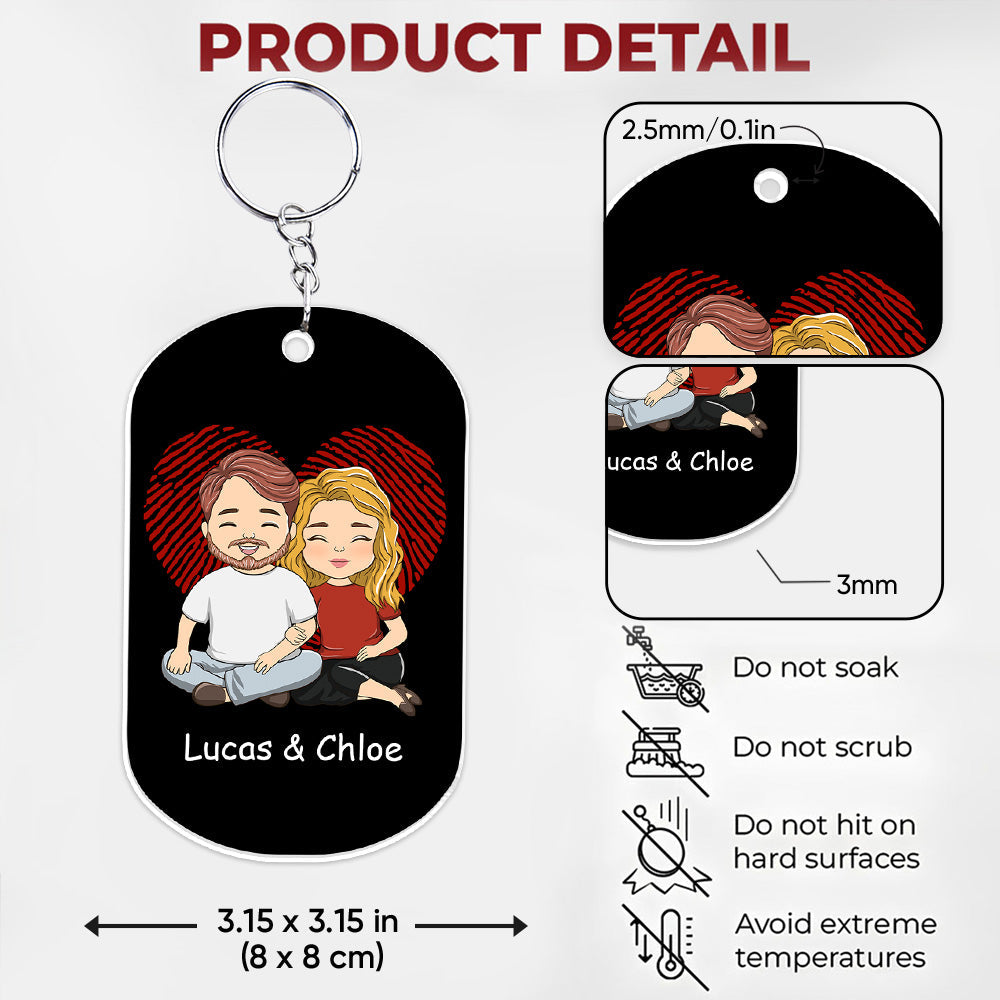 I Need You Here - Personalized Acrylic Keychain