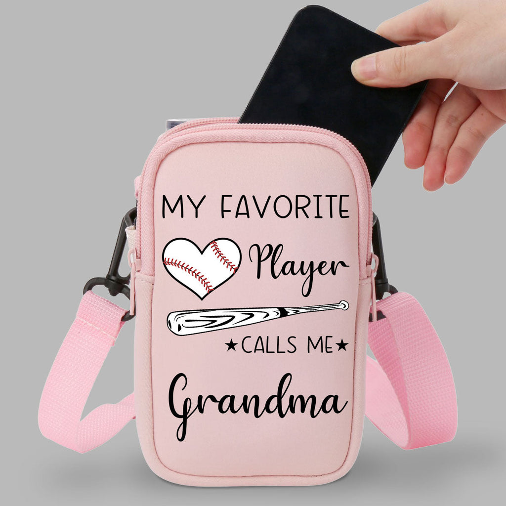 Grandma Little Champion - Personalized Water Bottle Carrier Bag