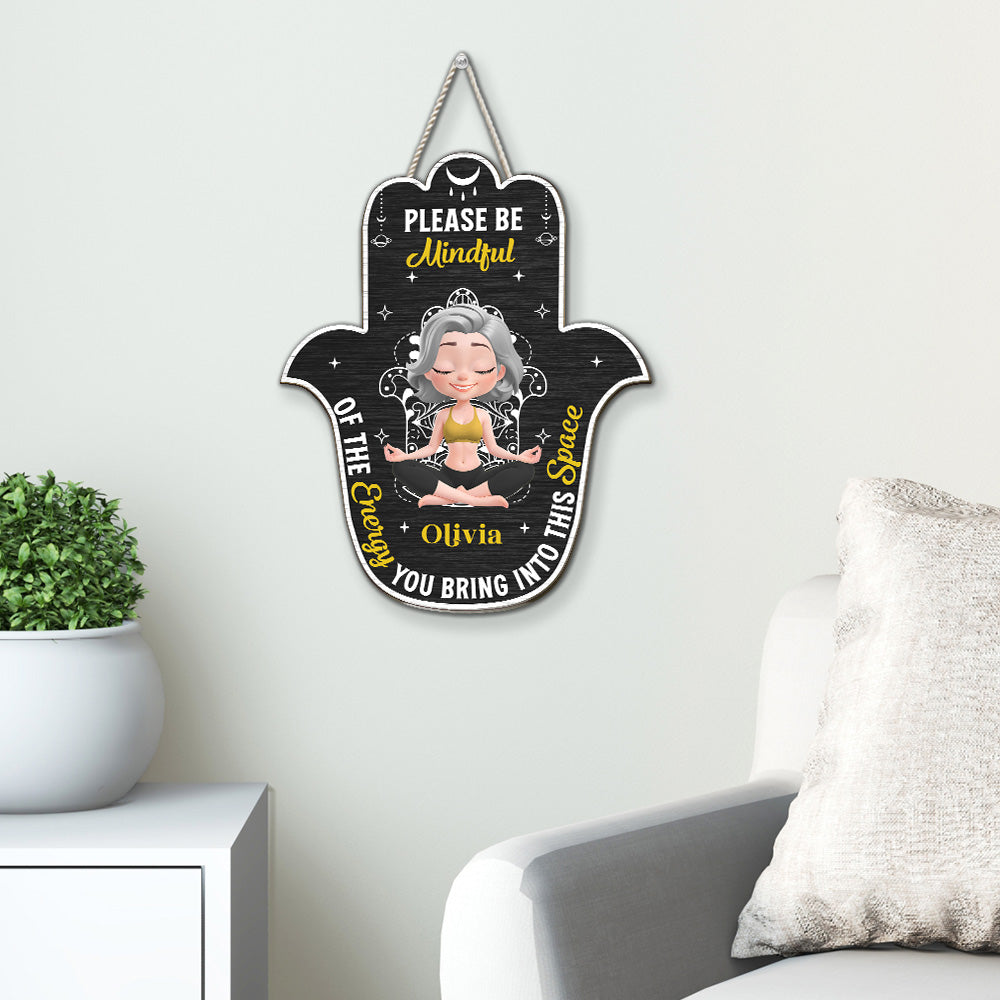 Custom Home & Wall Decor, Birthday & Christmas Gift • Please Be Mindful - Personalized Wood Sign