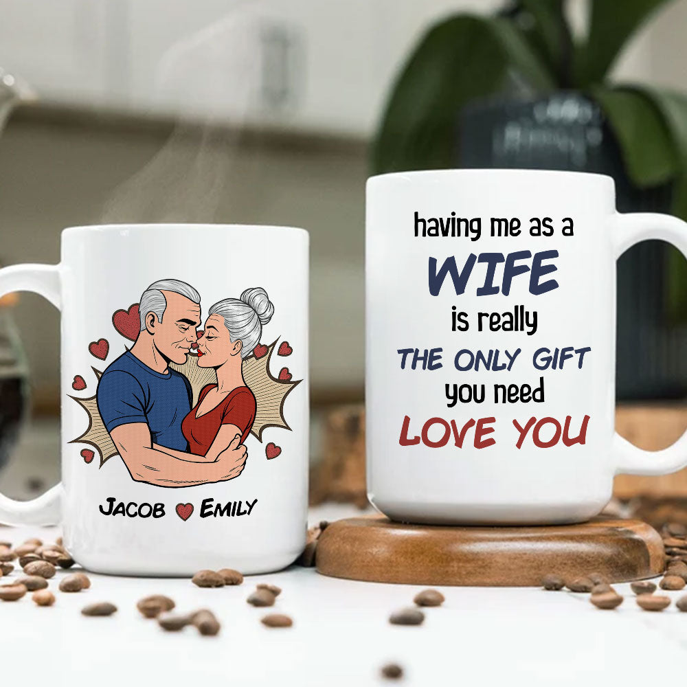 Custom Anniversary Keepsake Gifts For Couple • Only One You Need - Personalized Coffee Mug