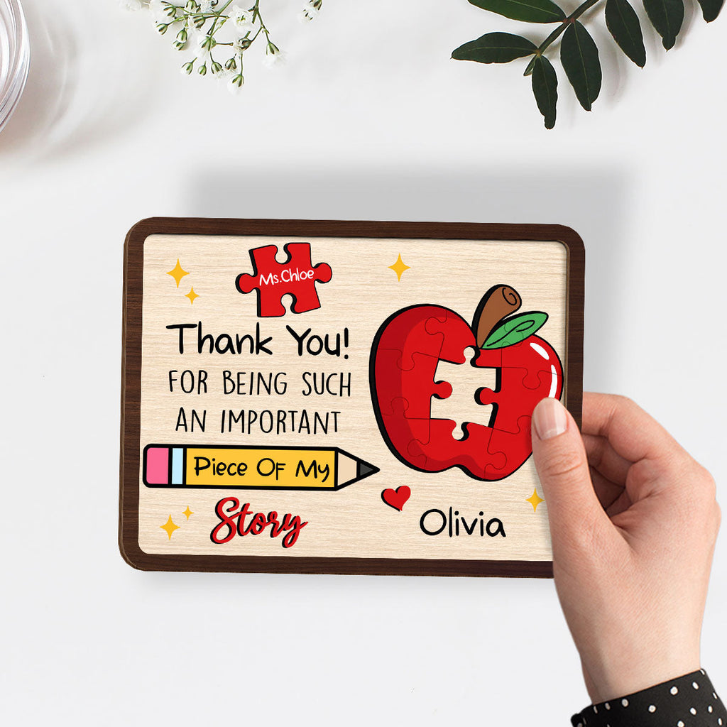 Custom Decor, Christmas Birthday Anniversary Gift Keepsake • Teaching From The Heart - Personalized Wooden Plaque