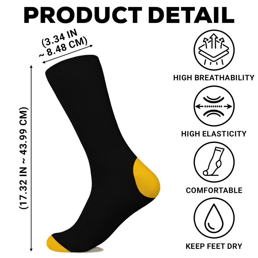 Custom Funny Footwear, Christmas Birthday Gift For Coworkers • FCAWF Squad - Personalized Crew Socks