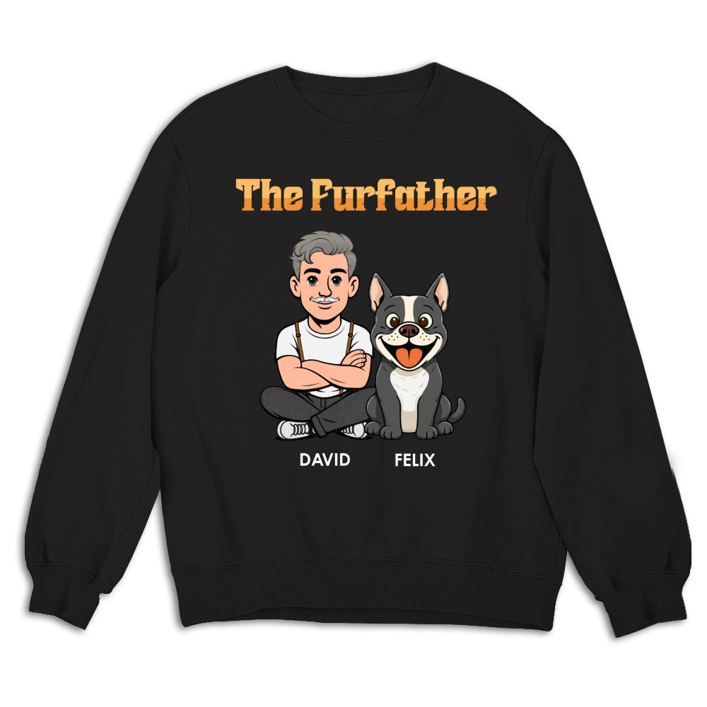 Custom Christmas & Birthday Keepsake Gift • The Furfather Retro - Personalized Shirt